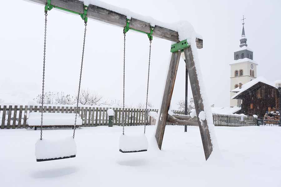 photo de neige à Arêches-Beaufort